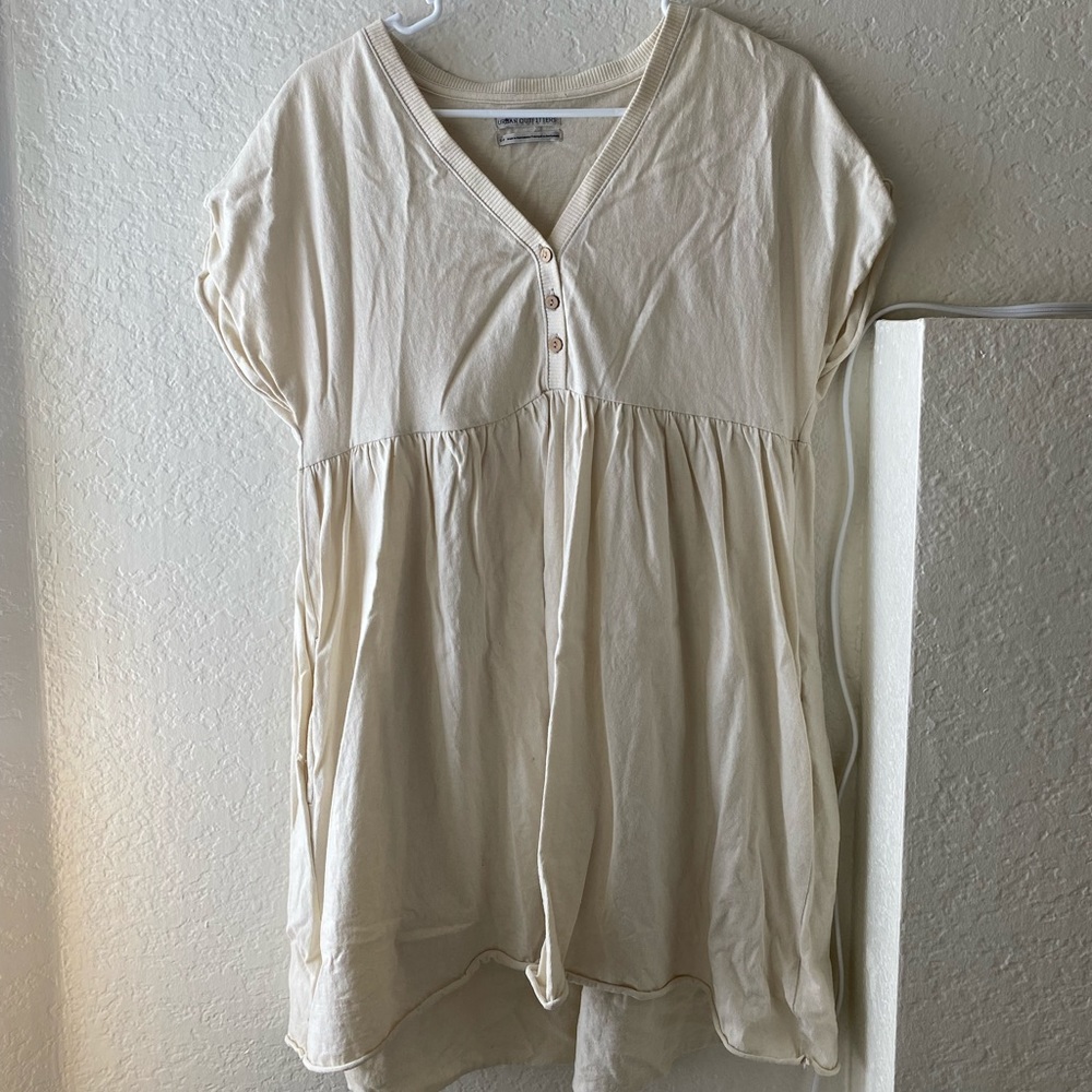 URBAN beige babydoll dress